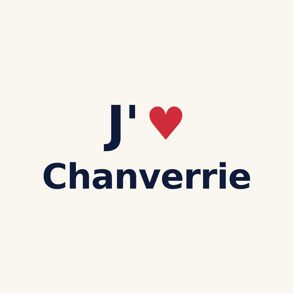 Tasse personnalisée Chanverrie — design J'aime Chanverrie