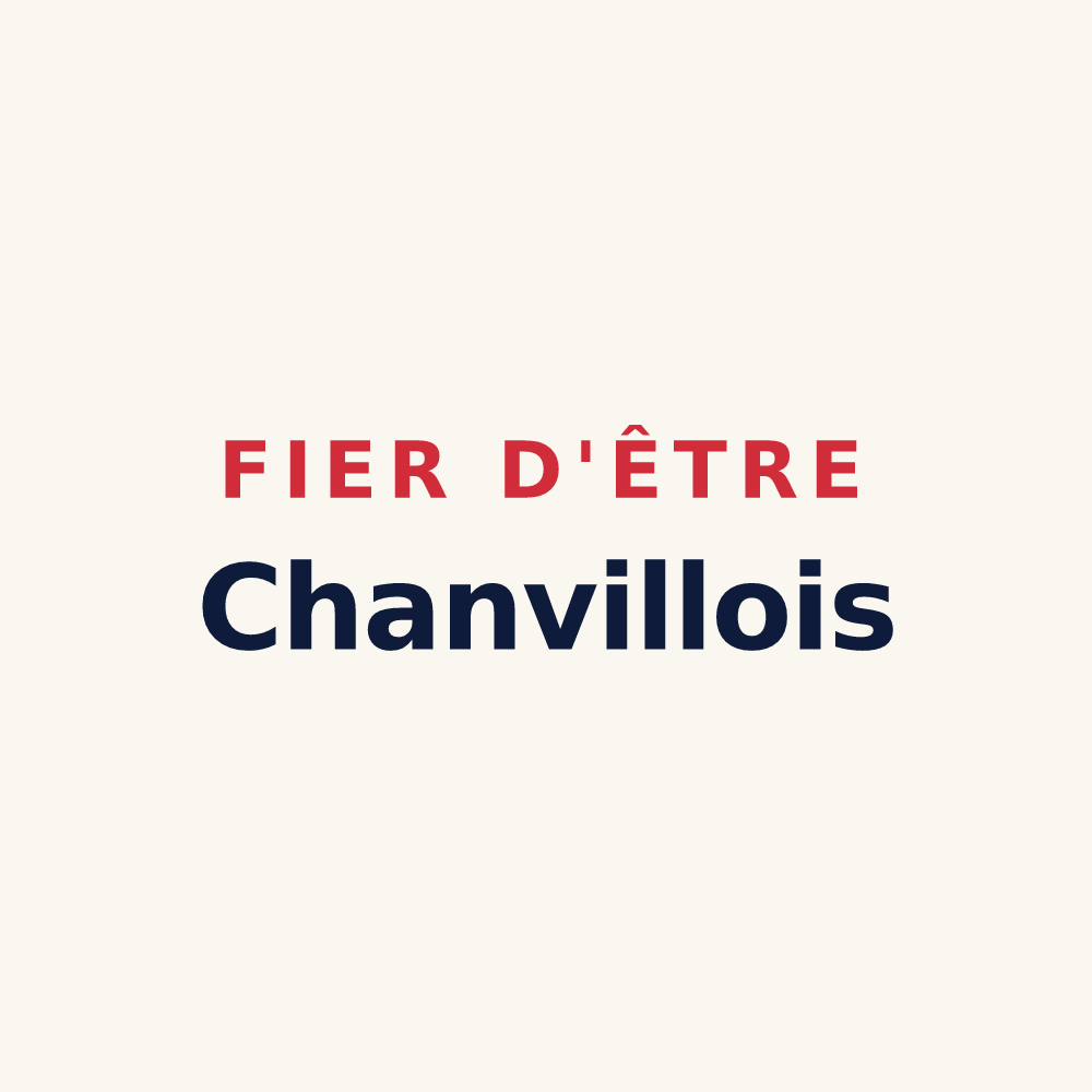 Tasse « Fier d'être Chanvillois » — design pour Chanville