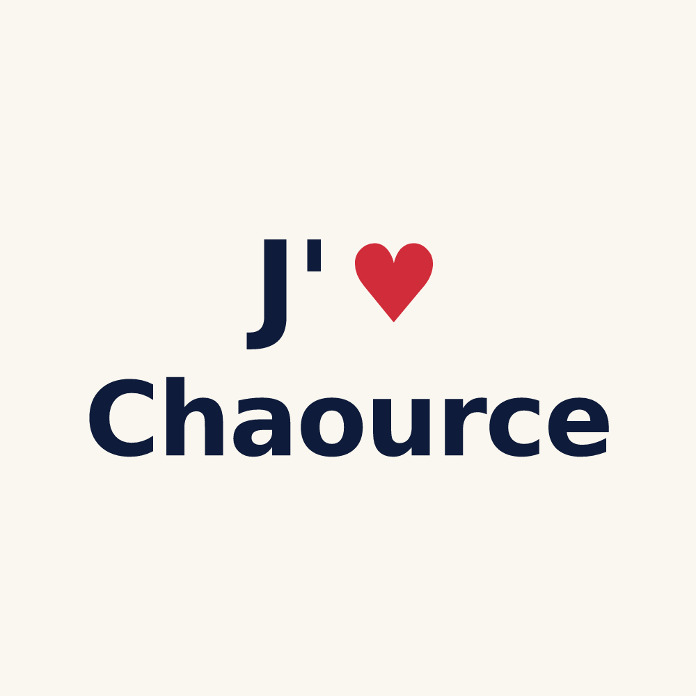 Tasse personnalisée Chaource — design J'aime Chaource