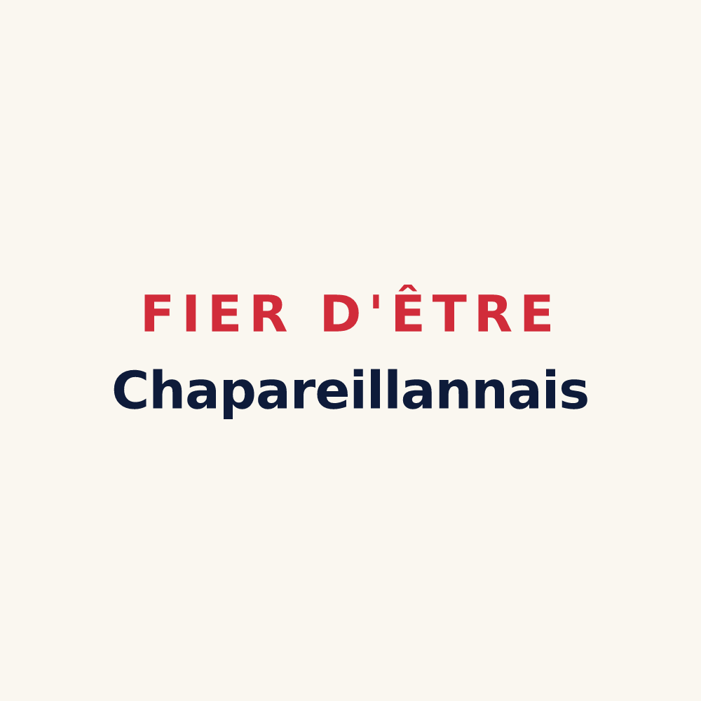 Tasse « Fier d'être Chapareillannais » — design pour Chapareillan