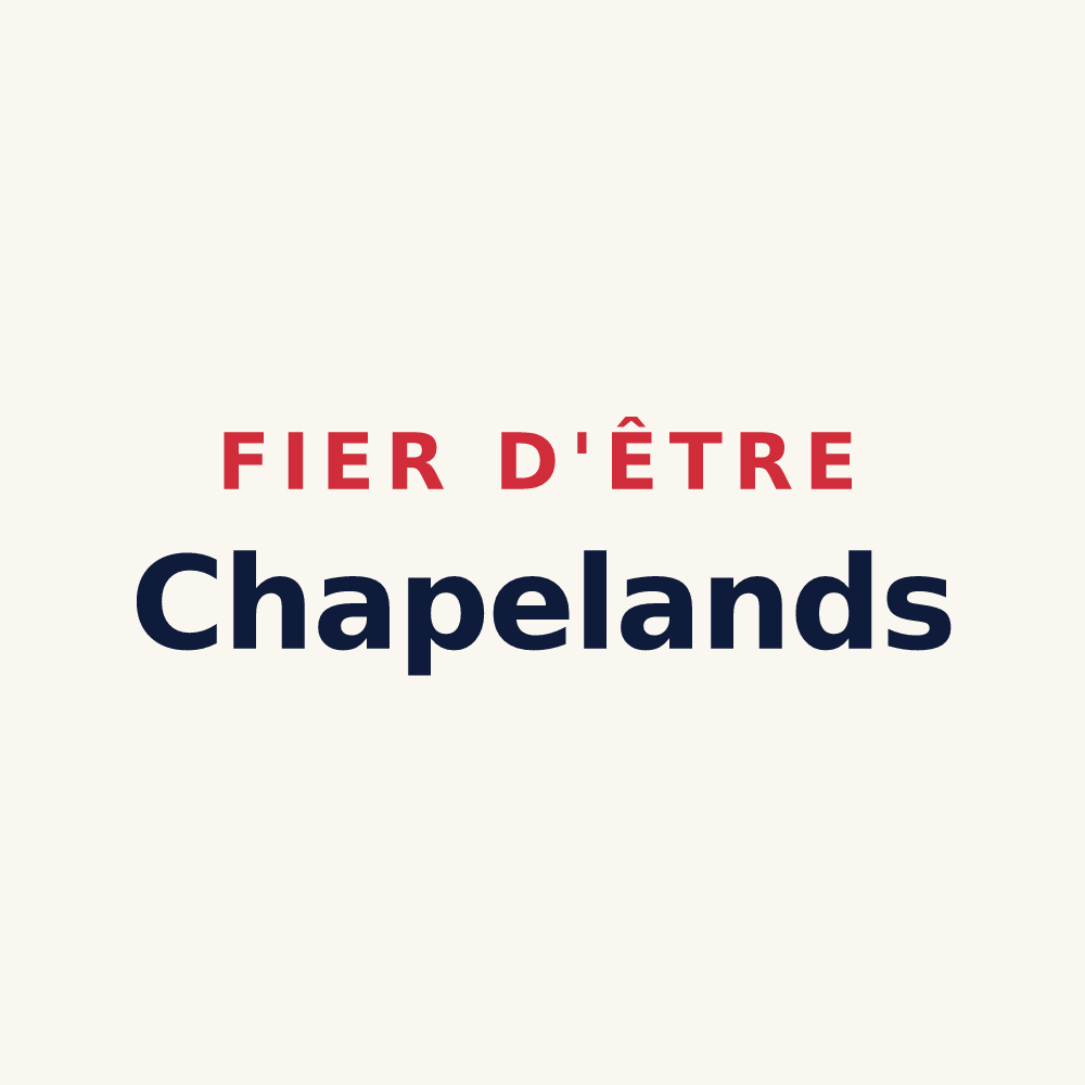 Tasse « Fier d'être Chapelands » — design pour Chapelle-des-Bois
