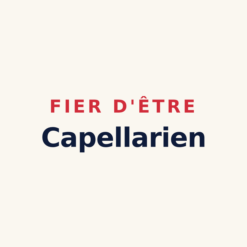 Tasse « Fier d'être Capellarien » — design pour Chapelle-Royale