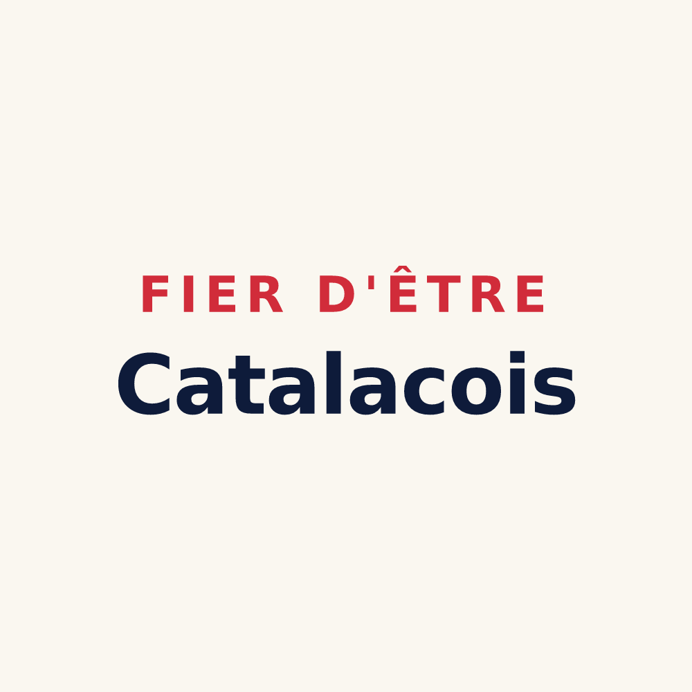 Tasse « Fier d'être Catalacois » — design pour Chaptelat