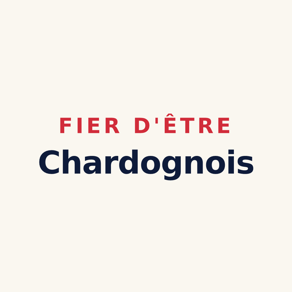 Tasse « Fier d'être Chardognois » — design pour Chardogne