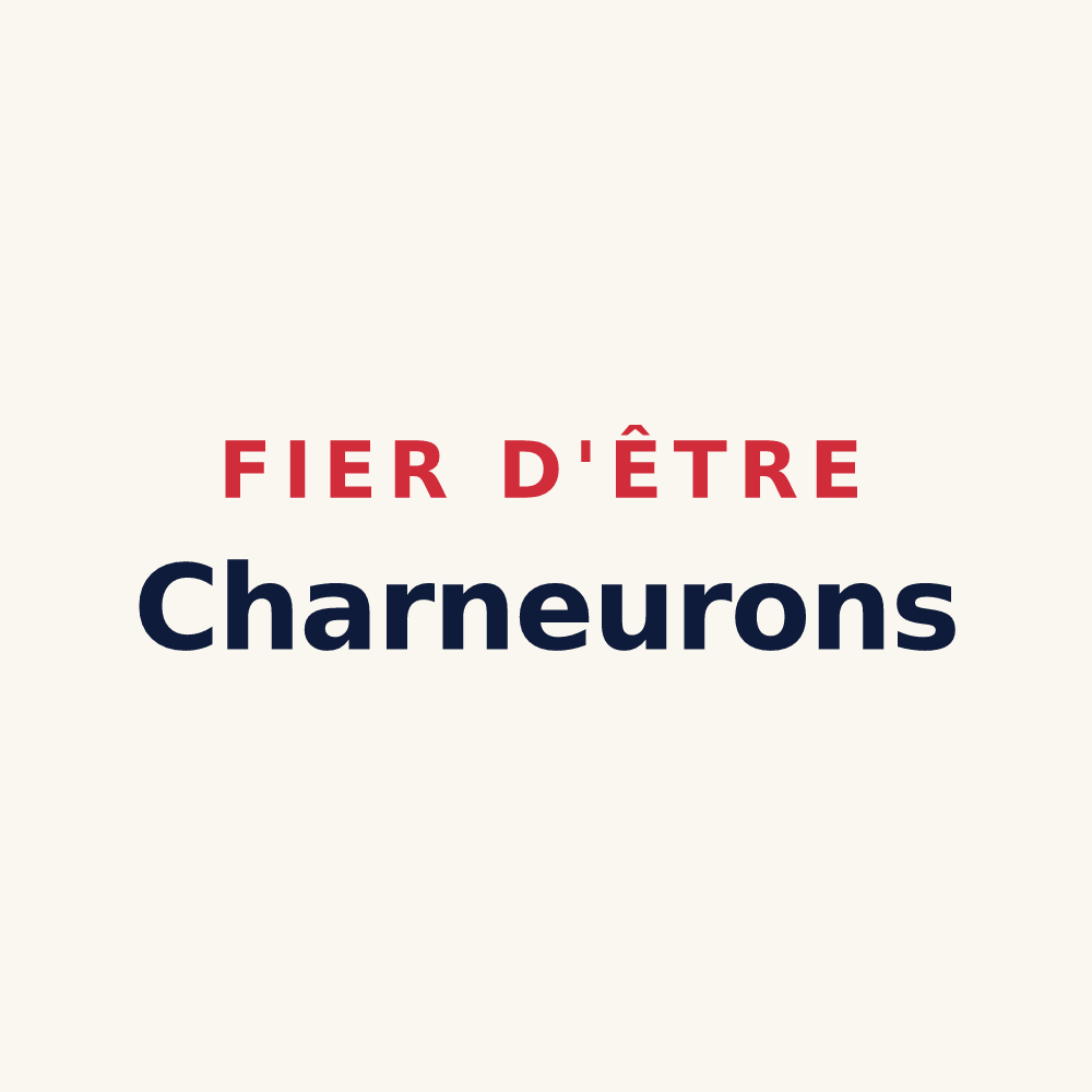 Tasse « Fier d'être Charneurons » — design pour Chardonnay