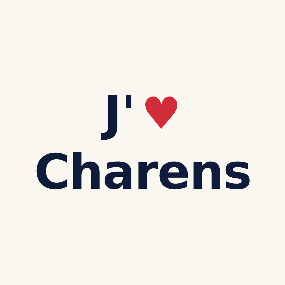 Tasse personnalisée Charens — design J'aime Charens