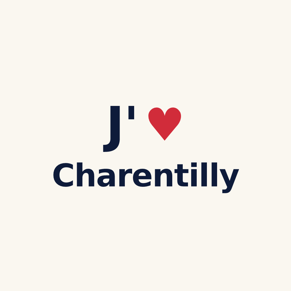 Tasse personnalisée Charentilly — design J'aime Charentilly