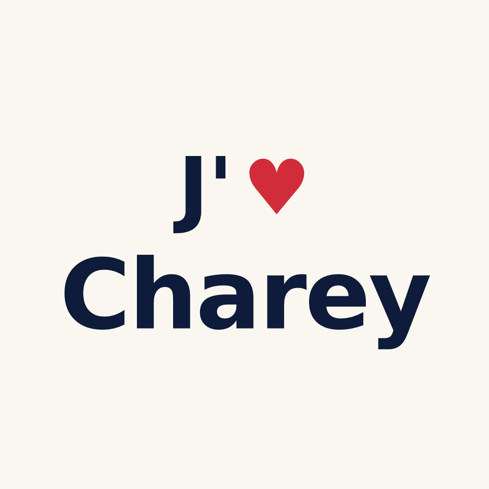 Tasse personnalisée Charey — design J'aime Charey