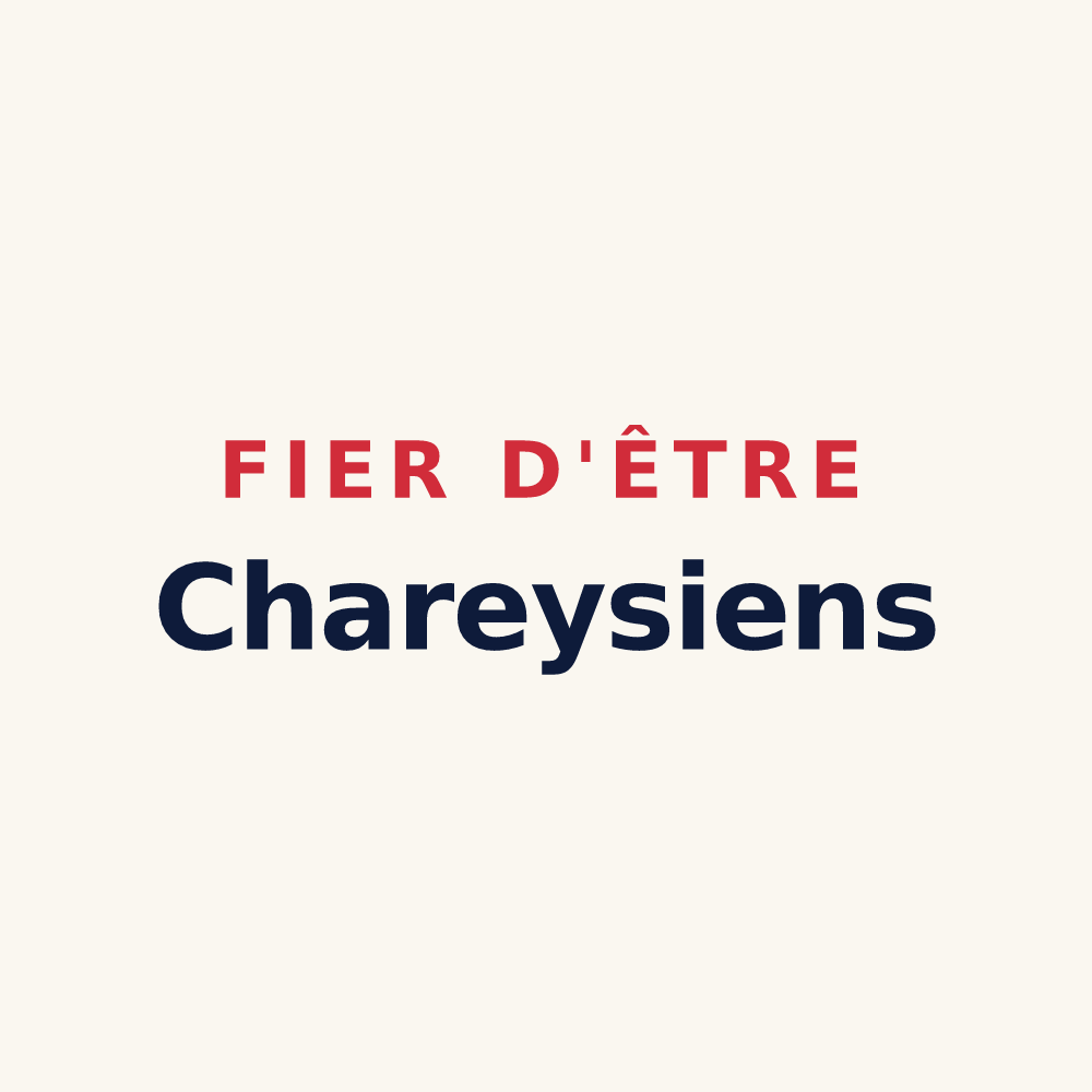 Tasse « Fier d'être Chareysiens » — design pour Charey