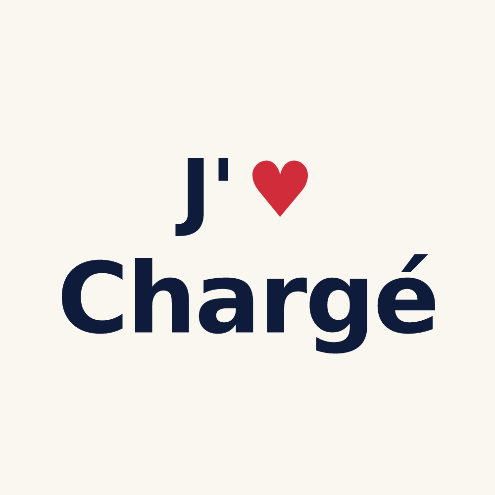 Tasse personnalisée Chargé — design J'aime Chargé