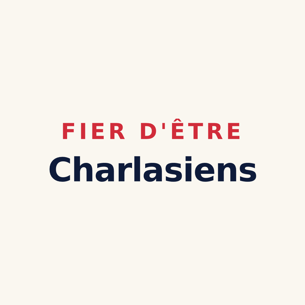 Tasse « Fier d'être Charlasiens » — design pour Charlas