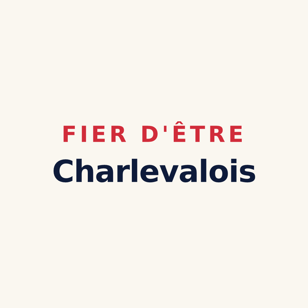 Tasse « Fier d'être Charlevalois » — design pour Charleval