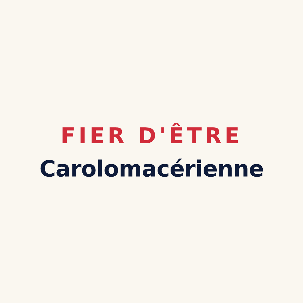 Tasse « Fier d'être Carolomacérienne » — design pour Charleville-Mézières