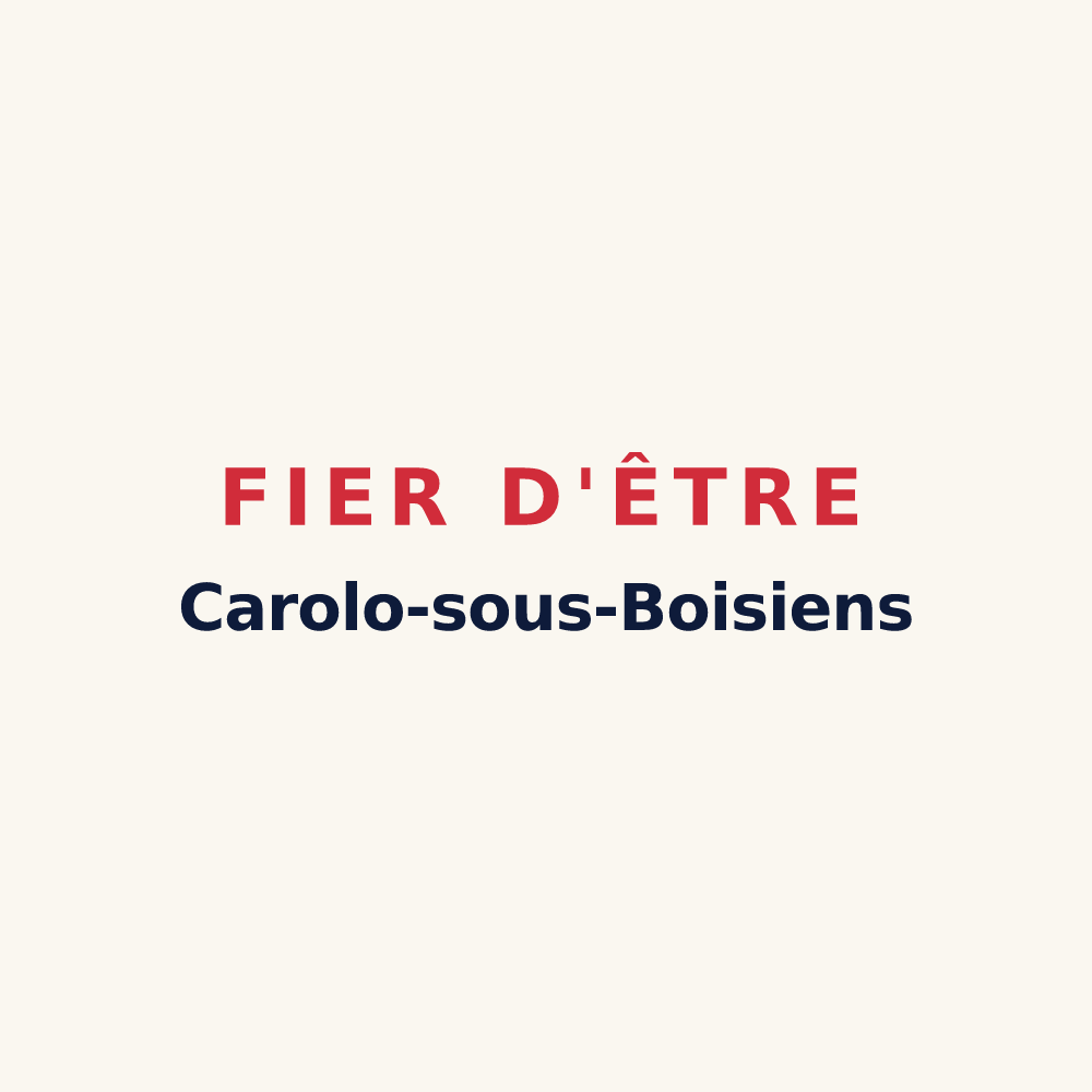 Tasse « Fier d'être Carolo-sous-Boisiens » — design pour Charleville-sous-Bois