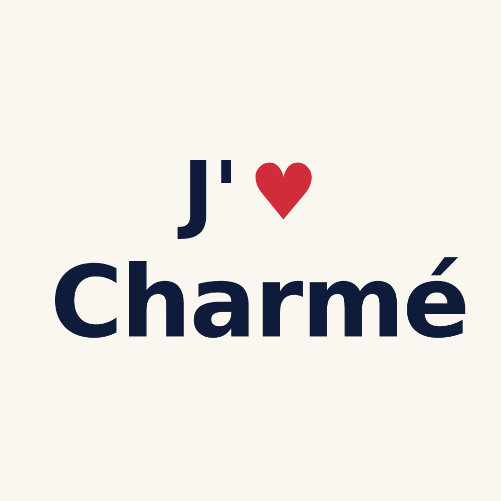 Tasse personnalisée Charmé — design J'aime Charmé