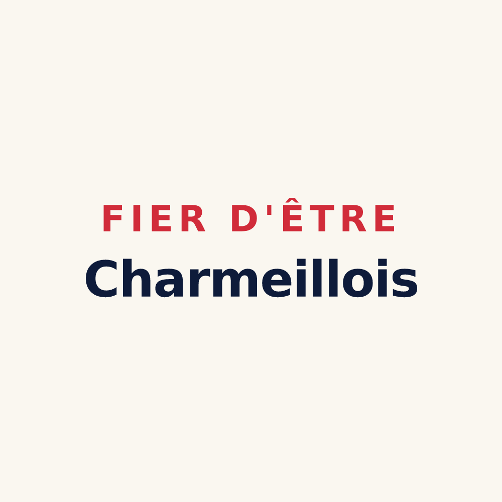Tasse « Fier d'être Charmeillois » — design pour Charmeil