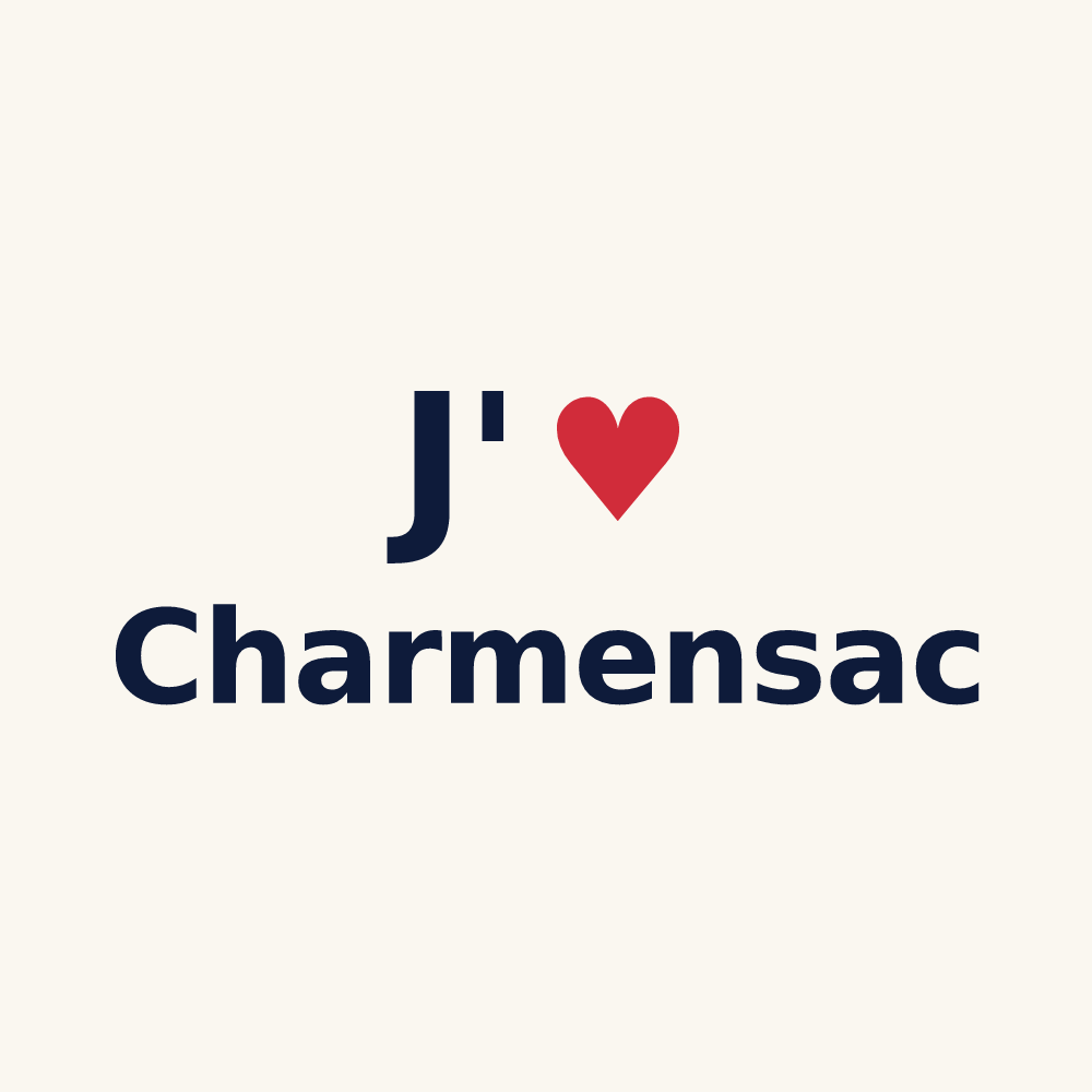Tasse personnalisée Charmensac — design J'aime Charmensac
