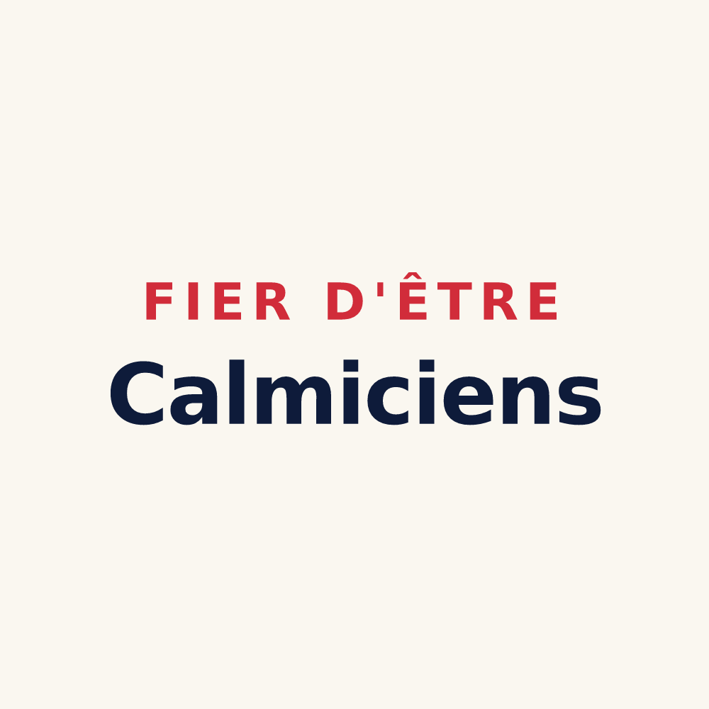 Tasse « Fier d'être Calmiciens » — design pour Charmes