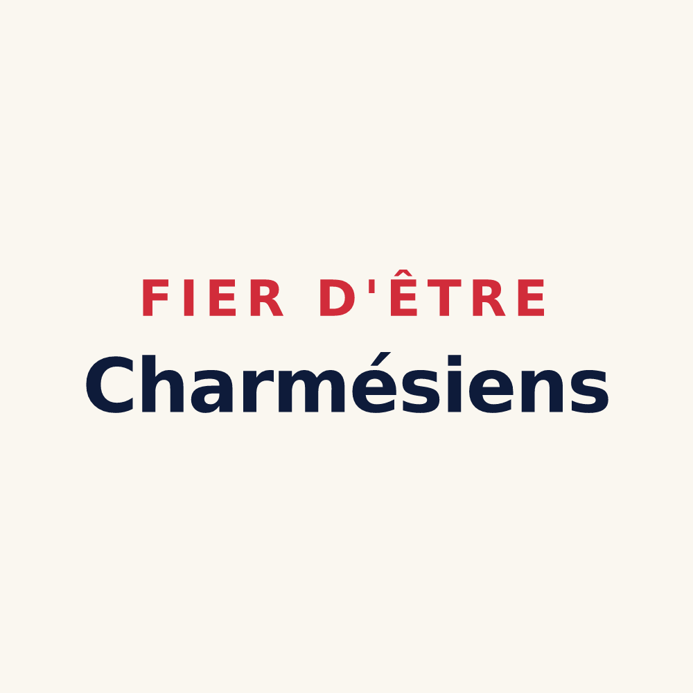 Tasse « Fier d'être Charmésiens » — design pour Charmes-sur-Rhône