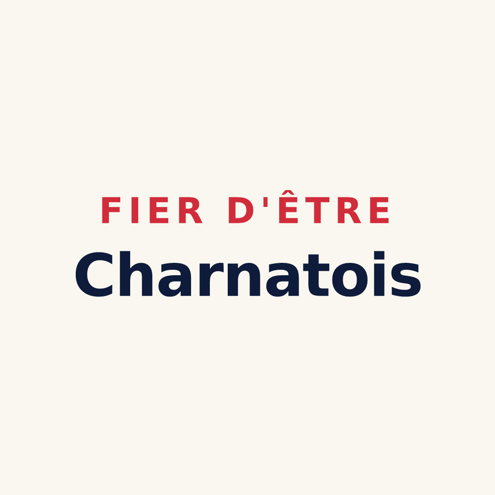 Tasse « Fier d'être Charnatois » — design pour Charnat