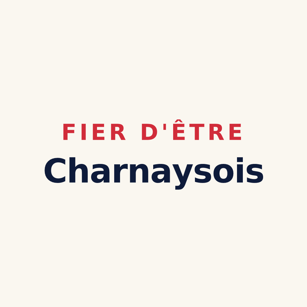 Tasse « Fier d'être Charnaysois » — design pour Charnay-lès-Chalon