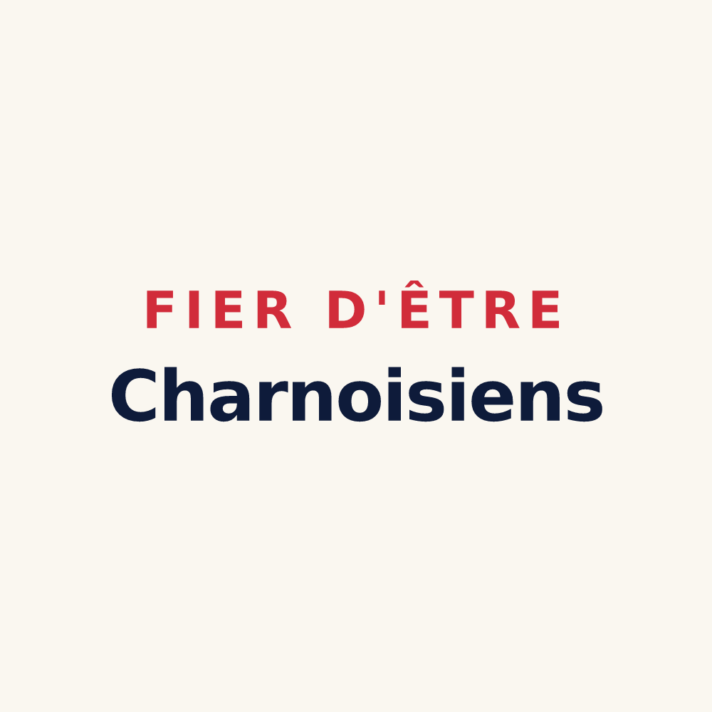 Tasse « Fier d'être Charnoisiens » — design pour Charnois