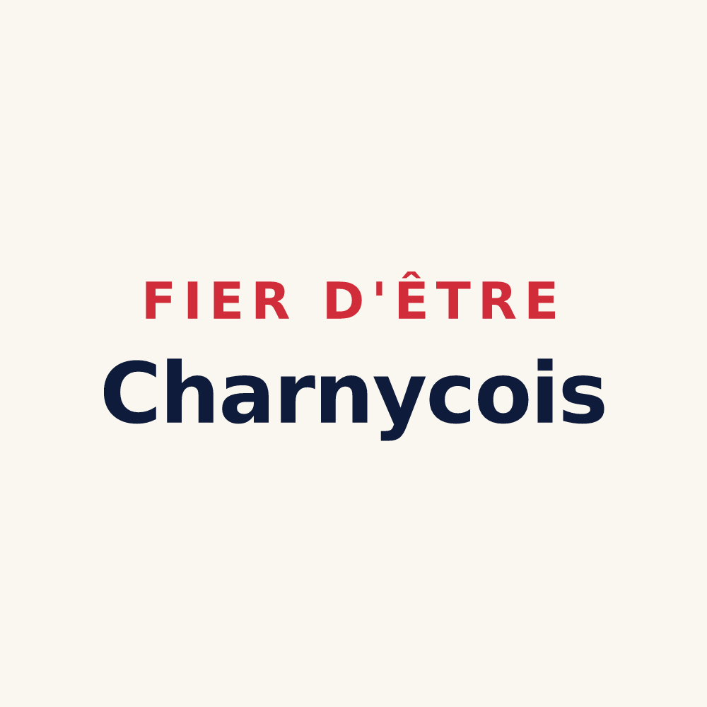 Tasse « Fier d'être Charnycois » — design pour Charny-le-Bachot