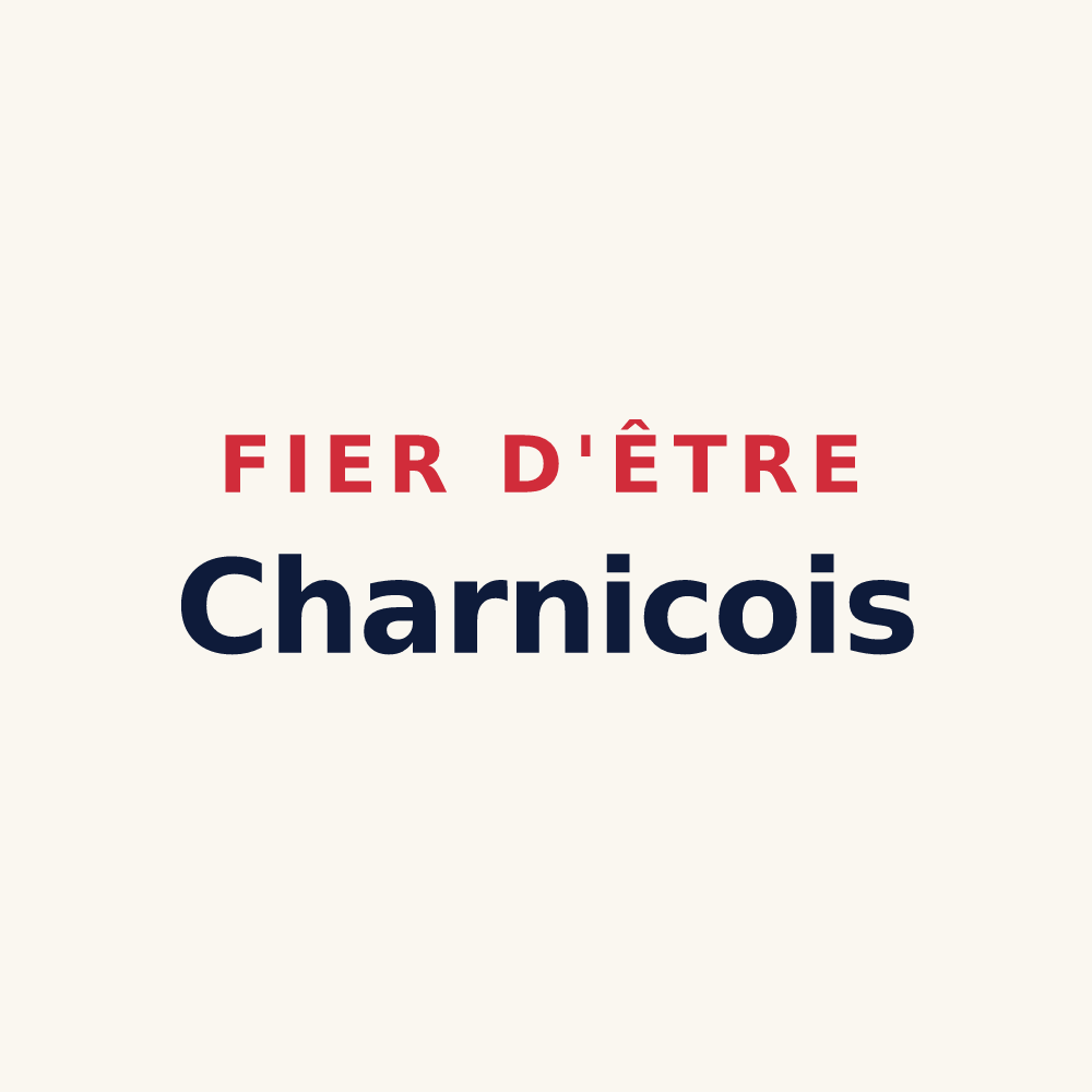 Tasse « Fier d'être Charnicois » — design pour Charny