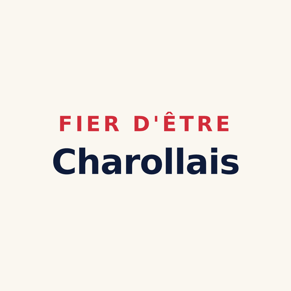Tasse « Fier d'être Charollais » — design pour Charolles