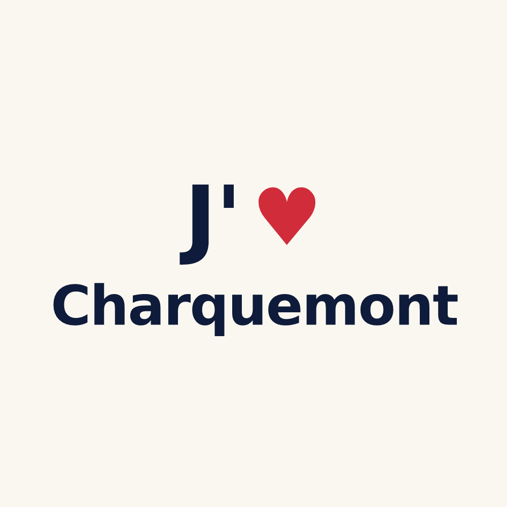 Tasse personnalisée Charquemont — design J'aime Charquemont