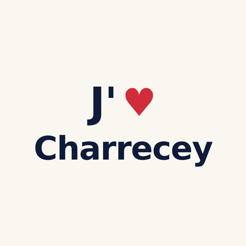 Tasse personnalisée Charrecey — design J'aime Charrecey