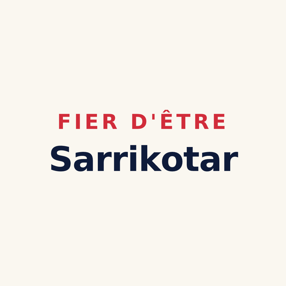 Tasse « Fier d'être Sarrikotar » — design pour Charritte-de-Bas