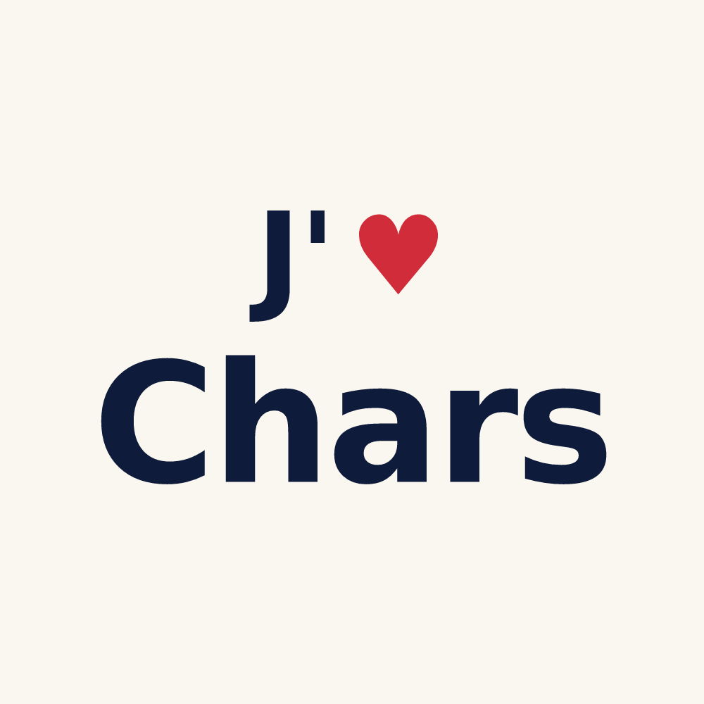 Tasse personnalisée Chars — design J'aime Chars