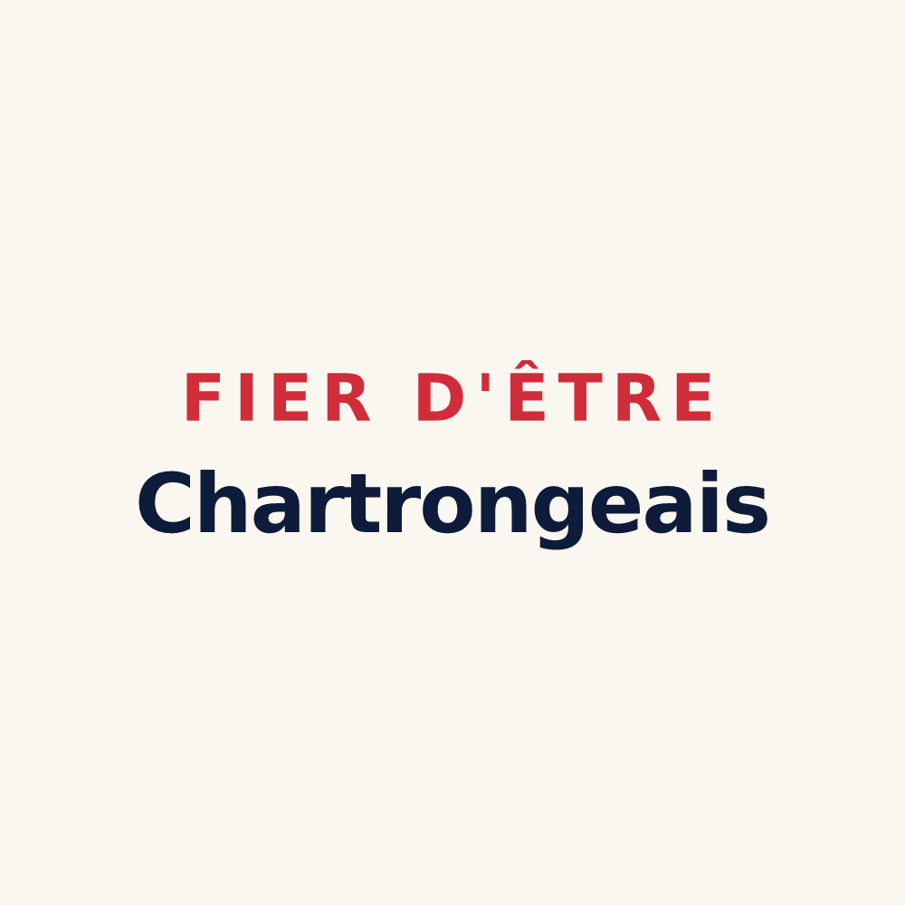 Tasse « Fier d'être Chartrongeais » — design pour Chartronges