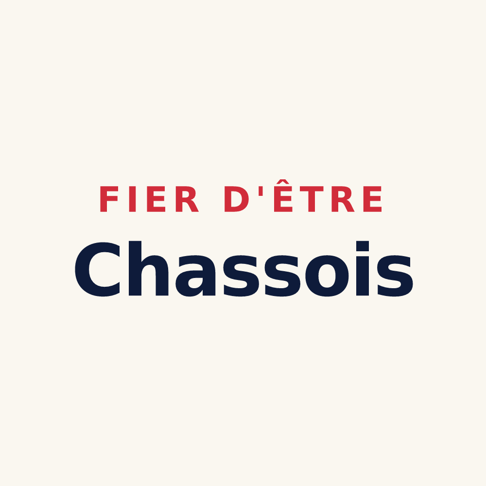Tasse « Fier d'être Chassois » — design pour Chas