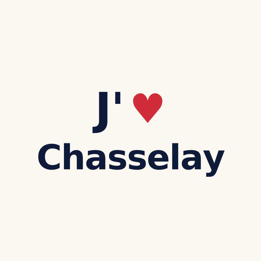 Tasse personnalisée Chasselay — design J'aime Chasselay