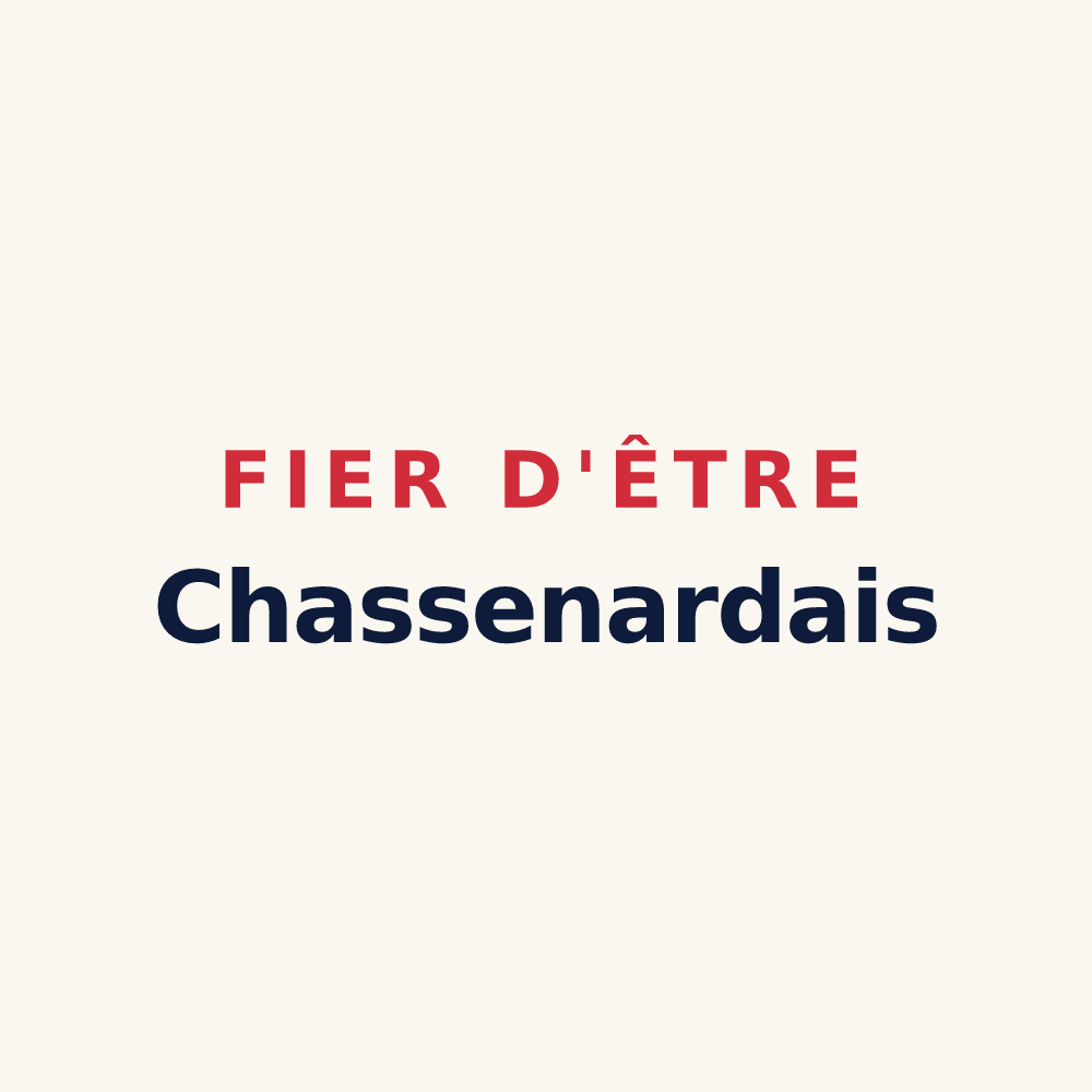 Tasse « Fier d'être Chassenardais » — design pour Chassenard