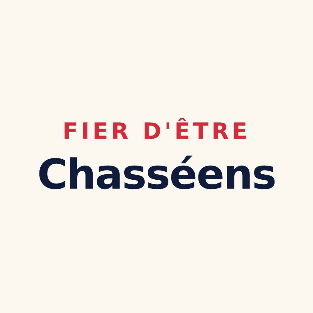 Tasse « Fier d'être Chasséens » — design pour Chassey-lès-Montbozon