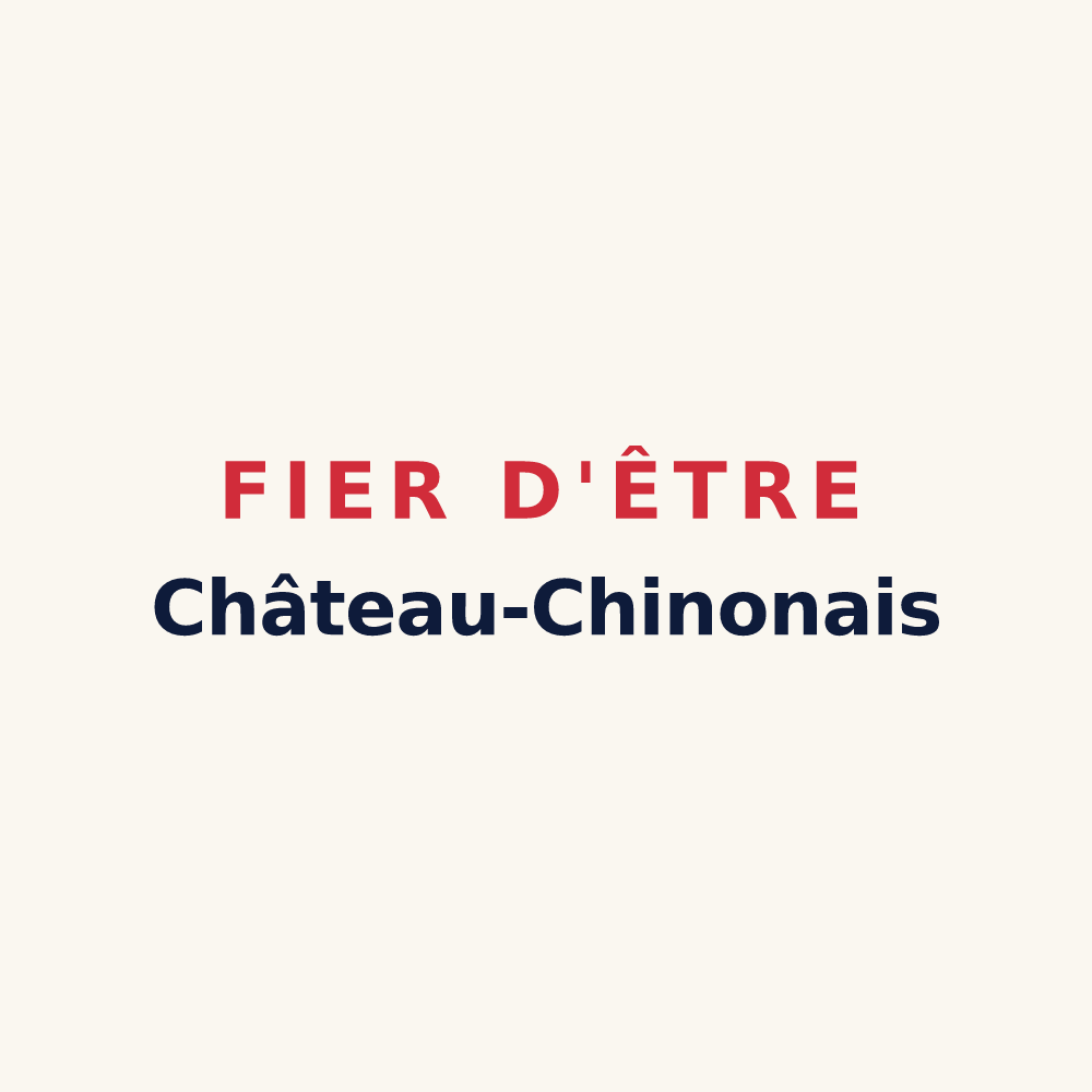 Tasse « Fier d'être Château-Chinonais » — design pour Château-Chinon (Campagne)