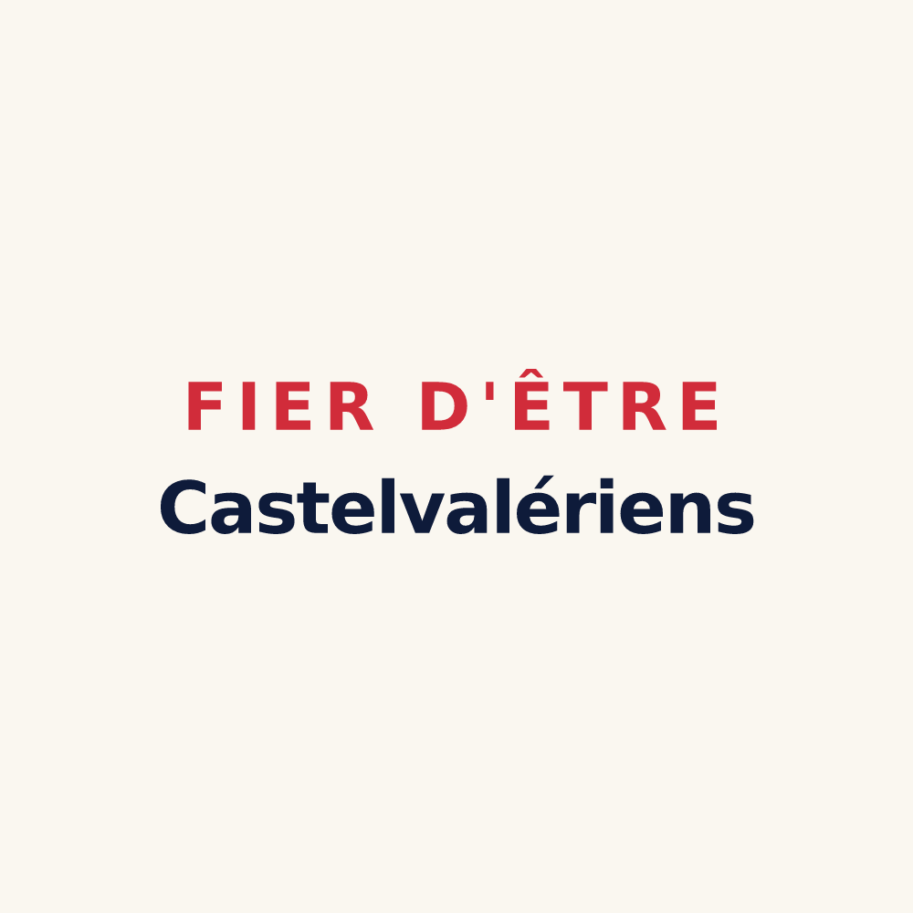 Tasse « Fier d'être Castelvalériens » — design pour Château-la-Vallière