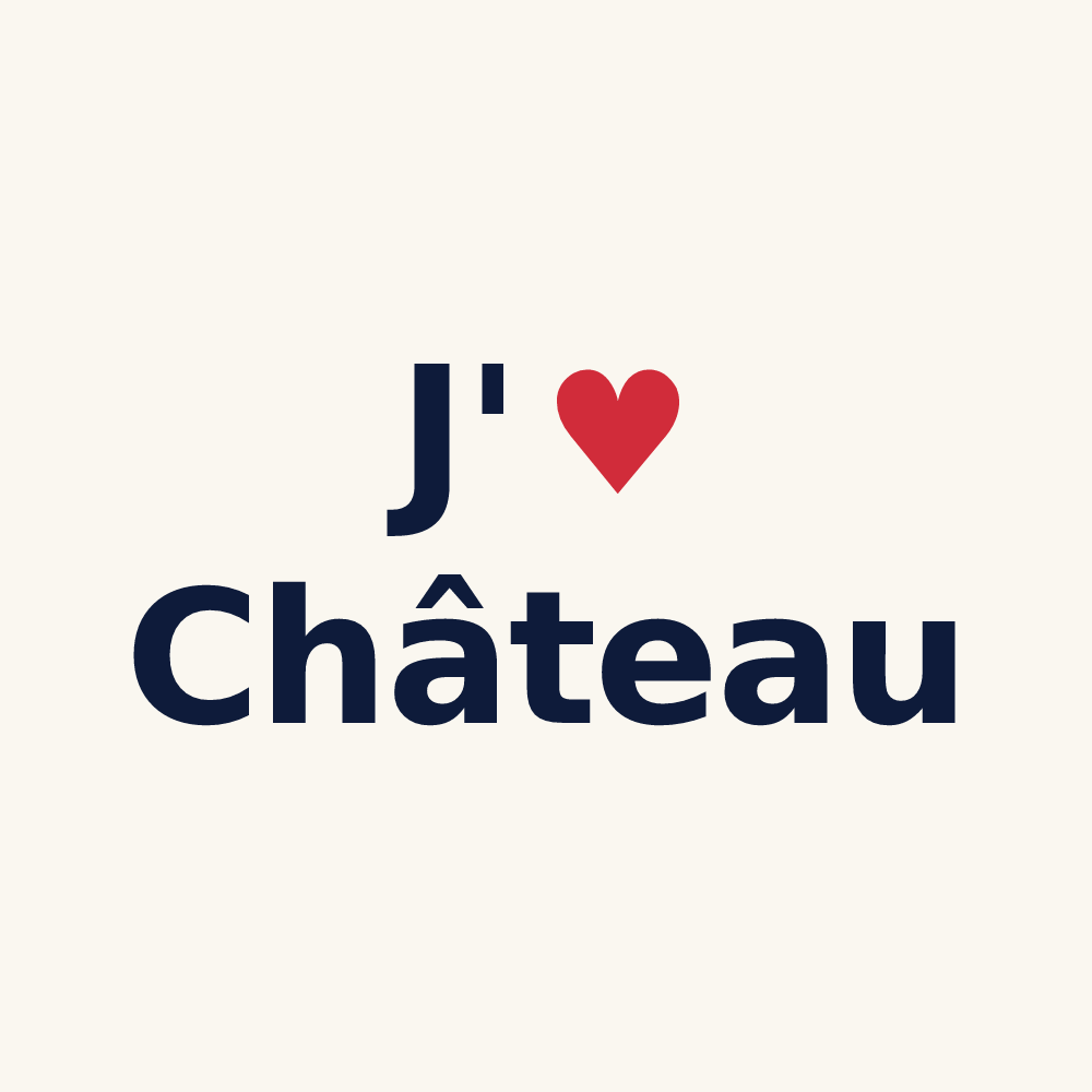 Tasse personnalisée Château — design J'aime Château