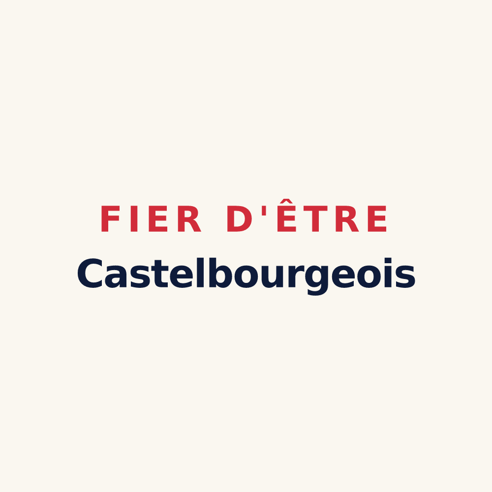 Tasse « Fier d'être Castelbourgeois » — design pour Châteaubourg