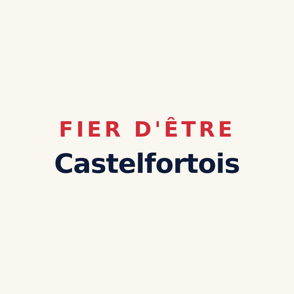 Tasse « Fier d'être Castelfortois » — design pour Châteaufort
