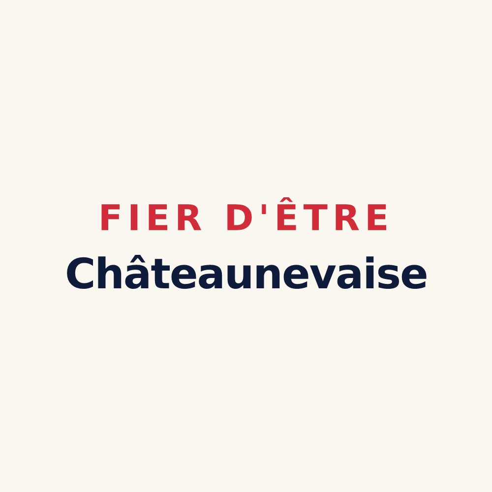 Tasse « Fier d'être Châteaunevaise » — design pour Châteauneuf-les-Martigues