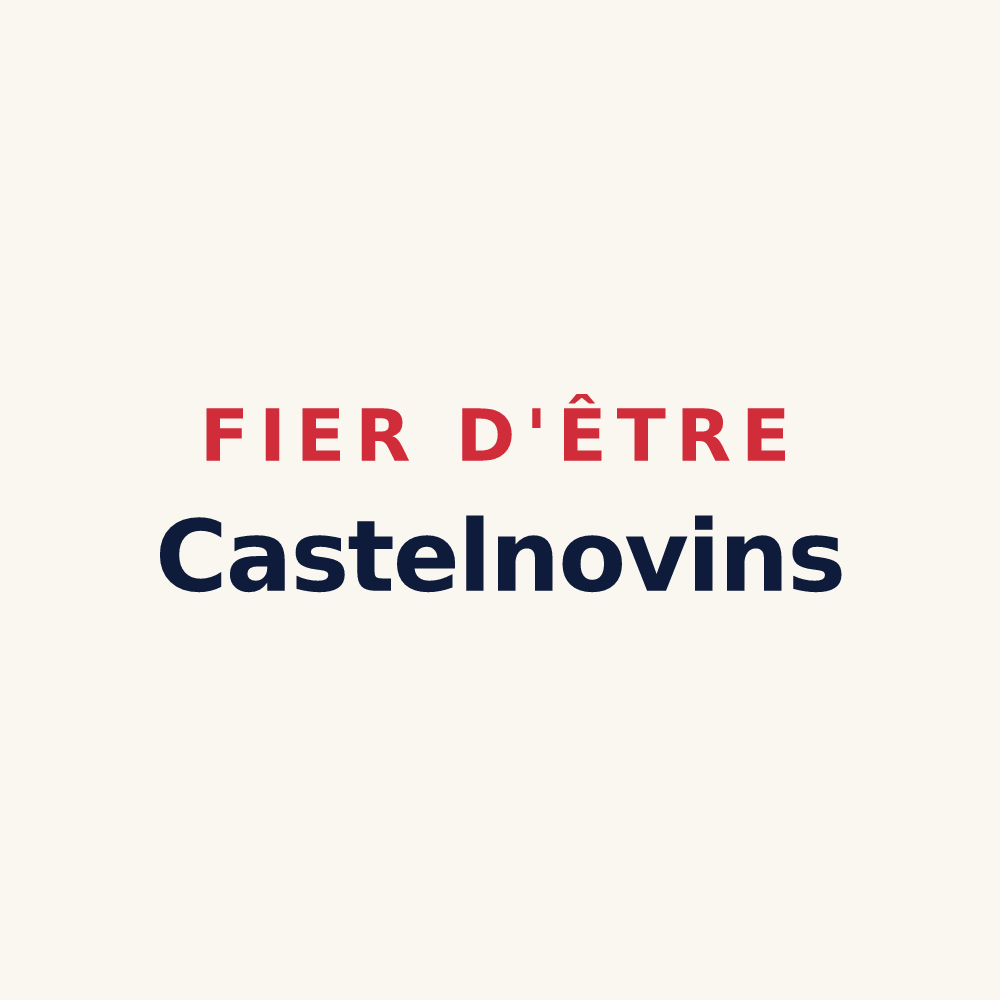 Tasse « Fier d'être Castelnovins » — design pour Châteauneuf-Miravail