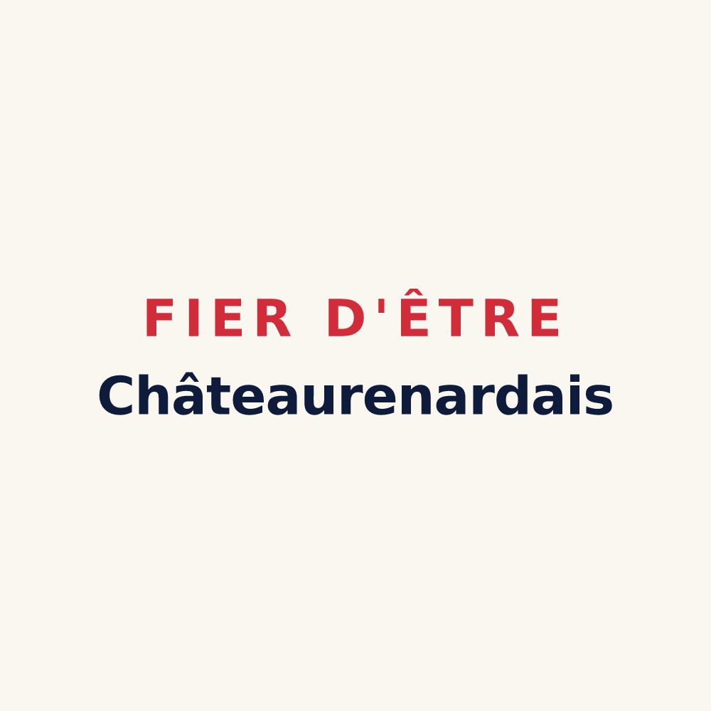 Tasse « Fier d'être Châteaurenardais » — design pour Châteaurenard