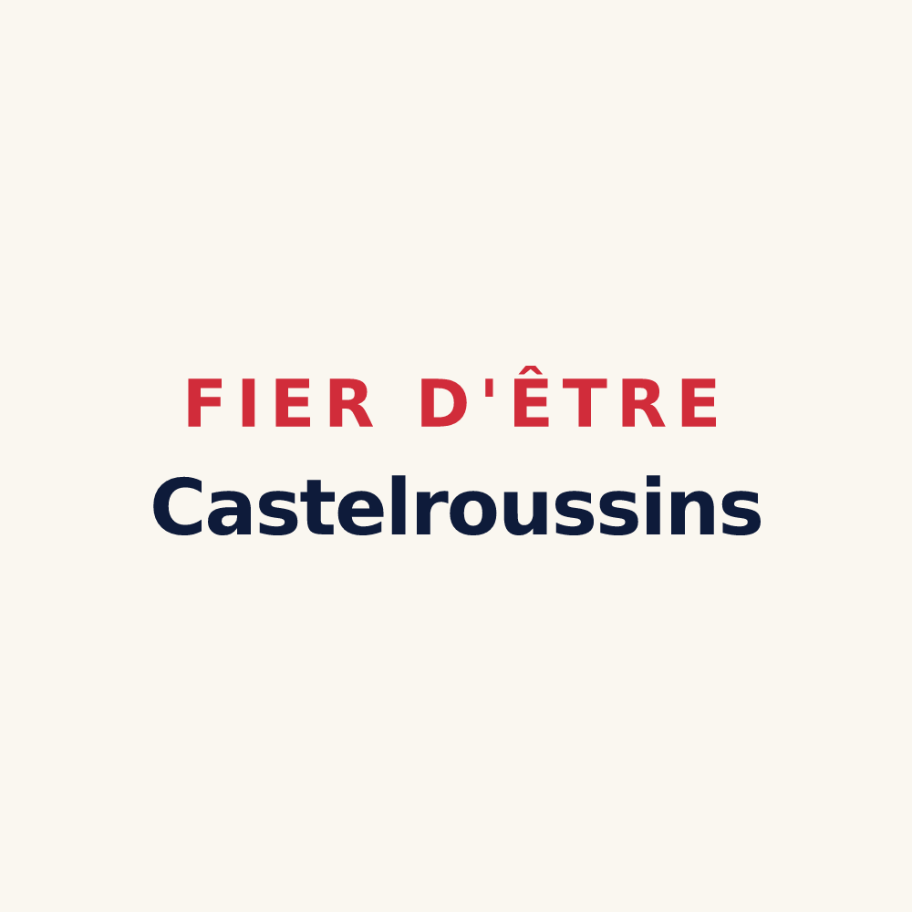Tasse « Fier d'être Castelroussins » — design pour Châteauroux