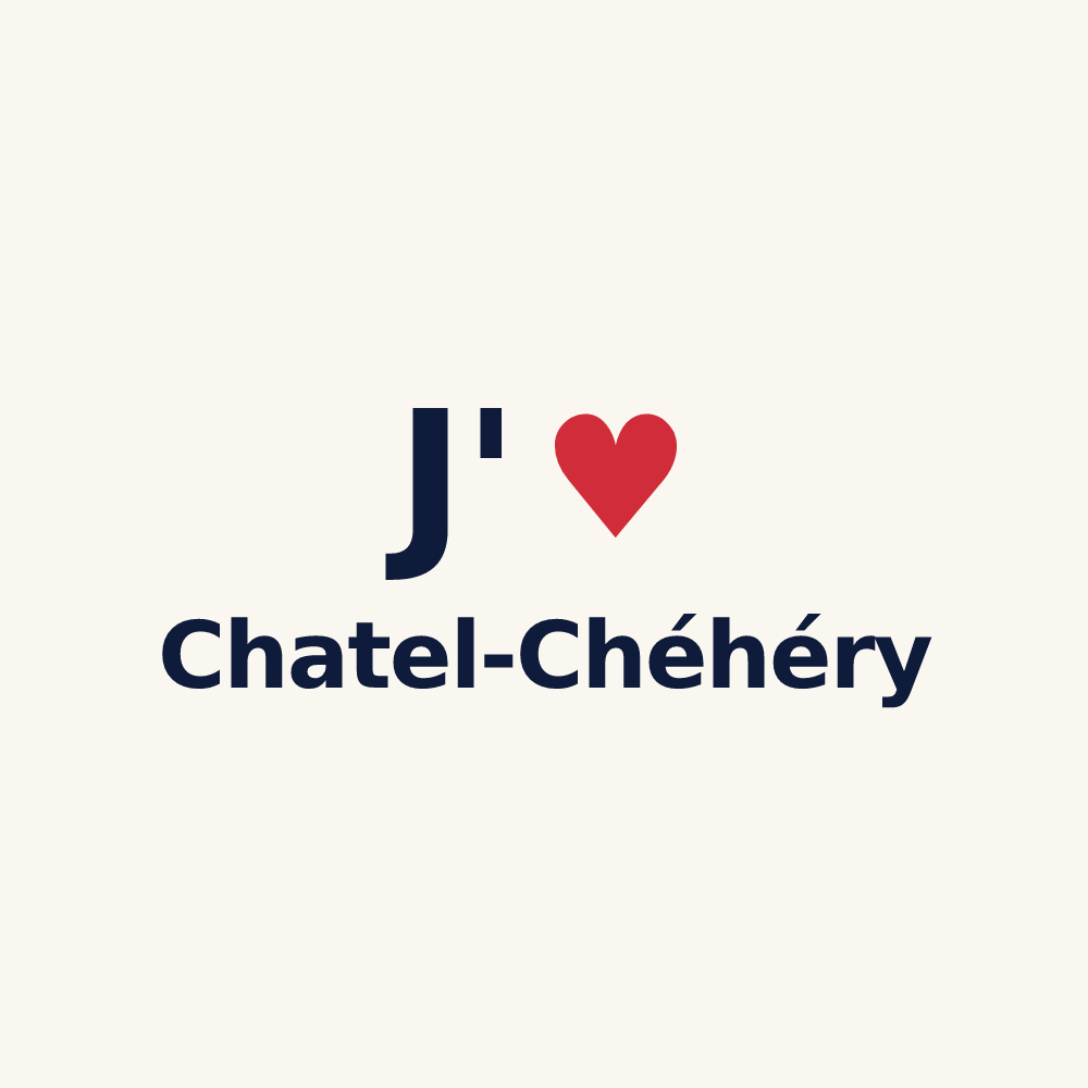 Tasse personnalisée Chatel-Chéhéry — design J'aime Chatel-Chéhéry