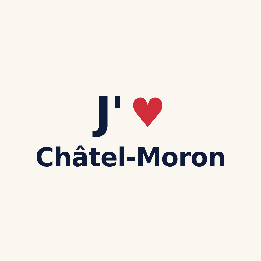 Tasse personnalisée Châtel-Moron — design J'aime Châtel-Moron