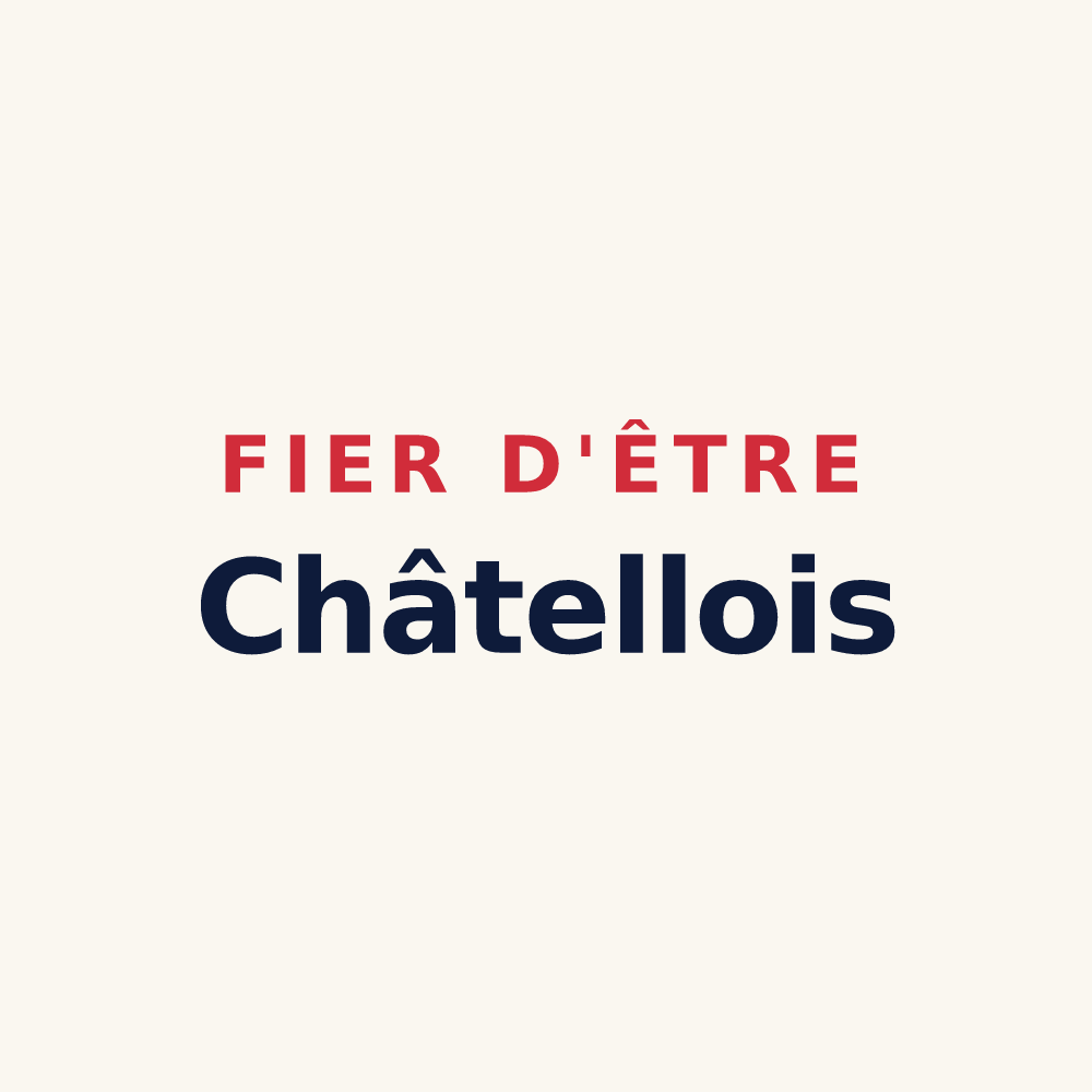 Tasse « Fier d'être Châtellois » — design pour Châtel-sur-Moselle
